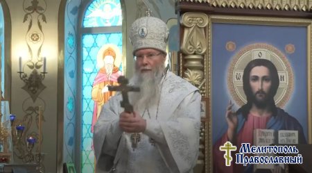 В Запорожской области прошел первый молебен в полковом храме.
