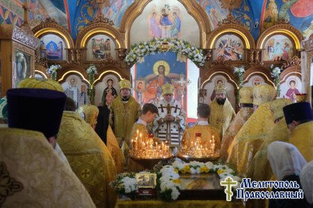 12 сентября, в день памяти святого благоверного князя Александра Невского прошло торжественное Богослужение