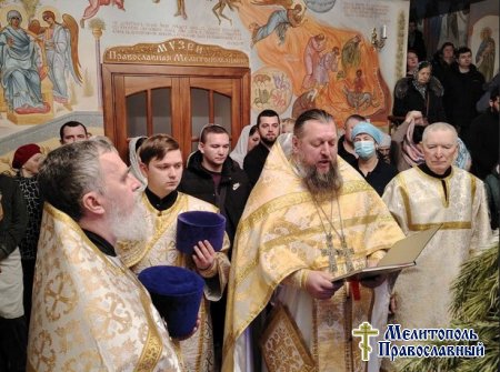 Во всех храмах города Мелитополя была совершена молитва о сохранении человеческой жизни