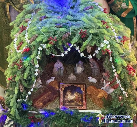 В день Рождества Христова в храме св. прп. Серафима Саровского традиционно состоялся праздник